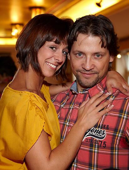 Auch bei "Let's Dance": der Schauspieler Patrick Bach. Er wird unterstützt von der Tänzerin Melissa Ortiz-Gomez.
