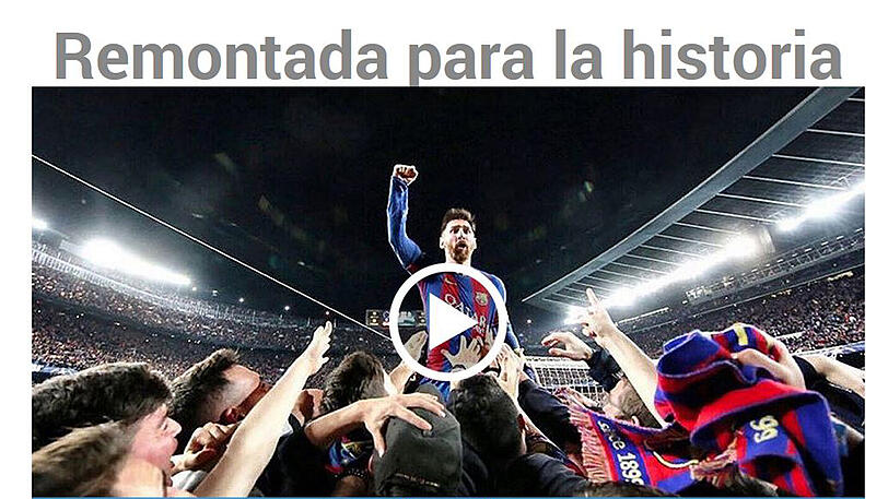 Marca.com (Spanien): "Ein Comeback für die Geschichte"