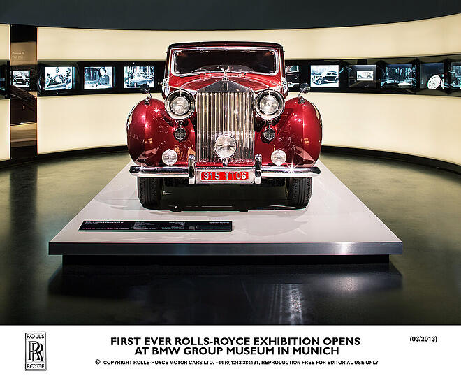 Rolls-Royce aus den Jahren 1907 bis 2012 werden erstmals im BMW Museum gezeigt.