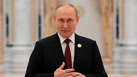 Russlands Präsident Wladimir Putin im Rahmen einer Pressekonferenz. (Archivbild)