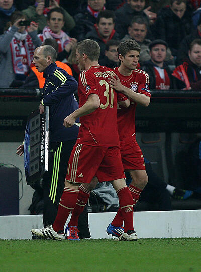 THOMAS MÜLLER: Kam nach einer Stunde für Schweinsteiger &ndash; und bereitete Gomez&rsquo; Siegtor vor. Note 2
