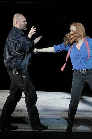 Puccinis "La fanciulla del West" im Nationaltheater.