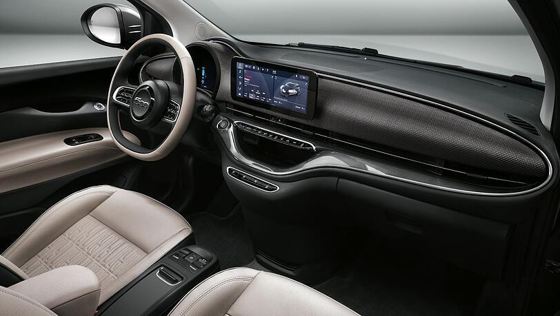 Schlicht und trotzdem einen Tick edel: das Cinquecento-Interieur. Schlicht und trotzdem einen Tick edel: das Cinquecento-Interieur.