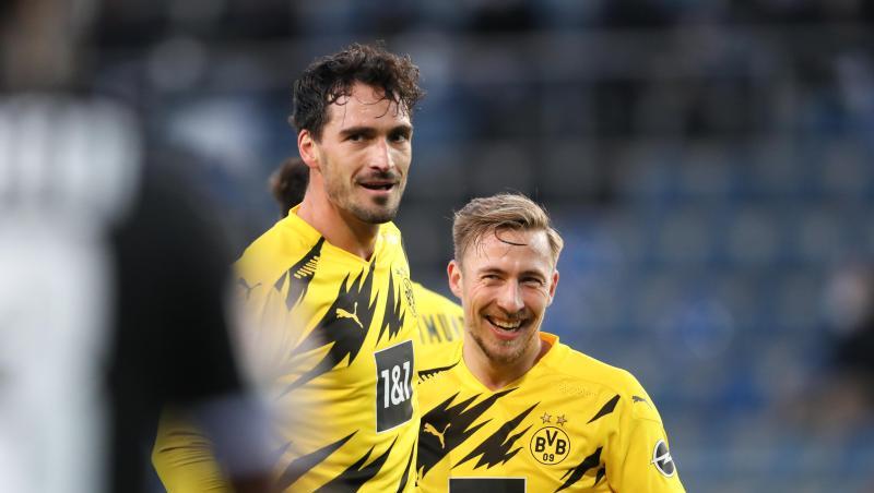 Dortmunder Matchwinner in Bielefeld: Mats Hummels (r).