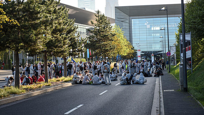 Der IAA-Protest in Frankfurt.