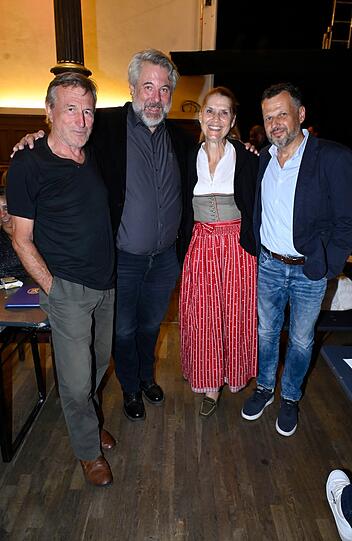 Hans Schuler, Dieter Fischer, Corinna Binzer und Gerhard Wittmann