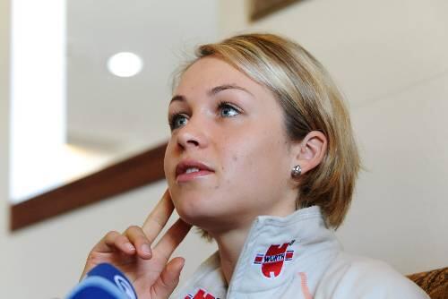 Krank im Hotel: Magdalena Neuner.