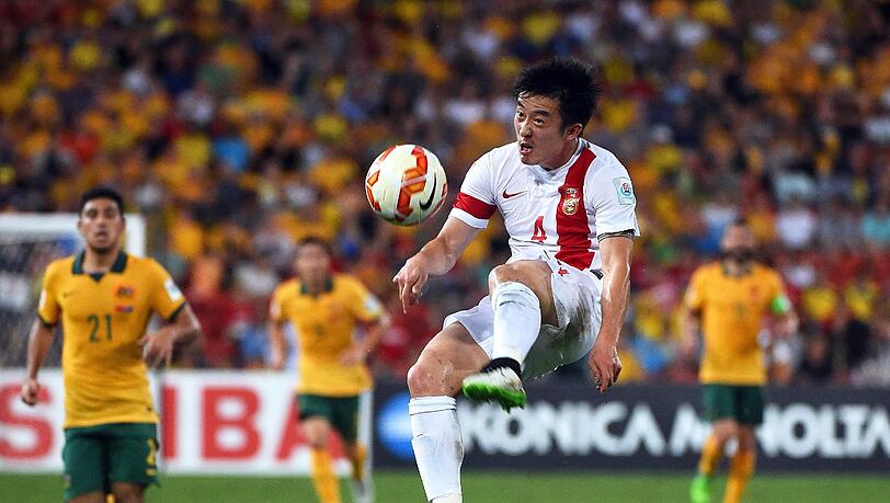 Jiang Zhipeng, hier beim Asien Cup 2015. Jiang Zhipeng, hier beim Asien Cup 2015.