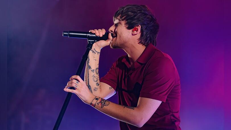 Louis Tomlinson musste aufgrund eines Hagelsturms ein Konzert abbrechen.