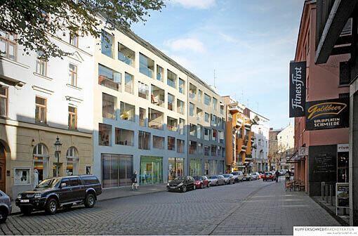 Offene Fassade: So soll das Gebäude in der Feilitzschstraße im Jahr 2014 aussehen.