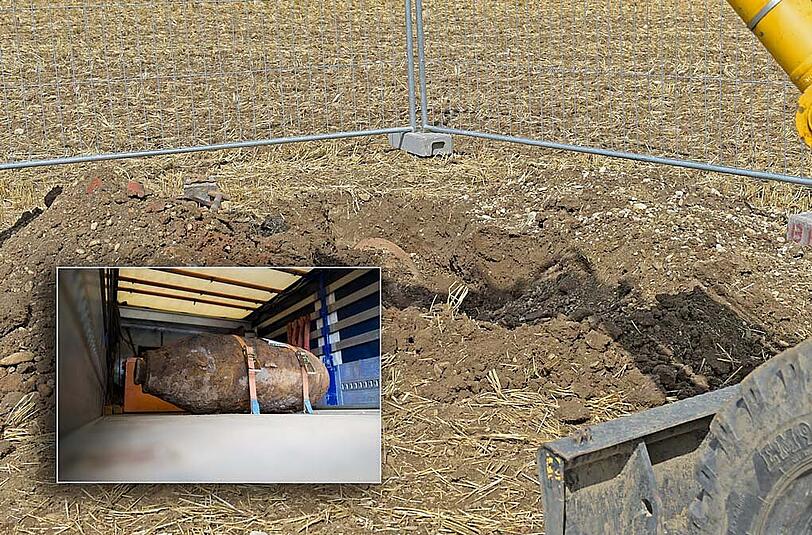 Hier wurde die Weltkriegs-Bombe am Pasing gefunden und entschärft. Experten vermuten, dass sich noch rund 2.500 Blindgänger im Münchner Stadtgebiet befinden. (Archivbild)
