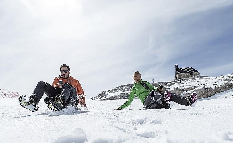 Wintersport mitten im Naturschnee.