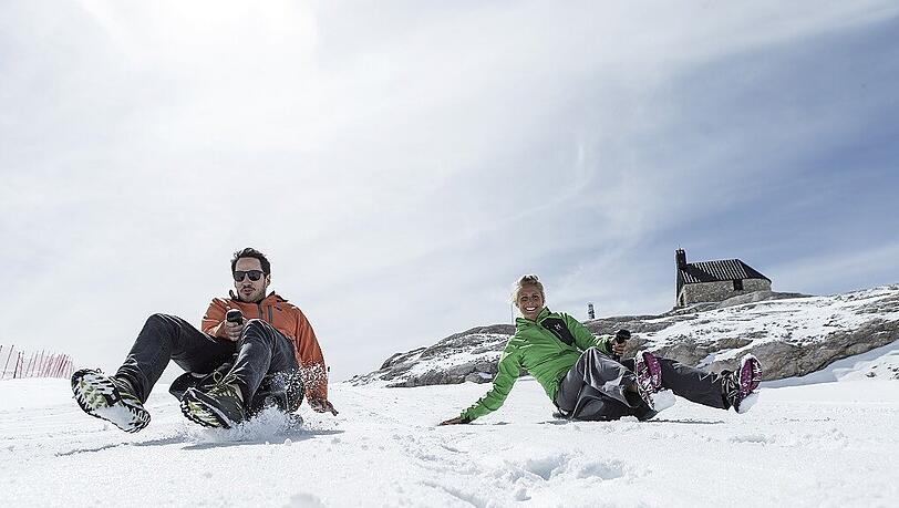 Wintersport mitten im Naturschnee. Wintersport mitten im Naturschnee.