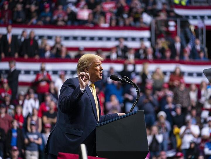 Donald Trump in Colorado Springs.