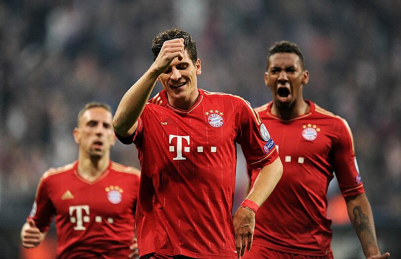 Mario Gomez beim Torjubel