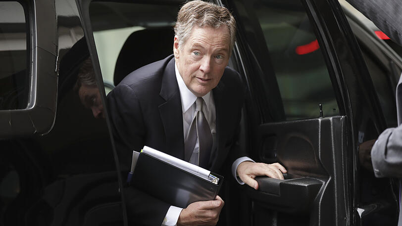 Robert Lighthizer, Handelsbeauftragter der USA, kommt zu einem Treffen in der Brüssler EU-Zentrale.