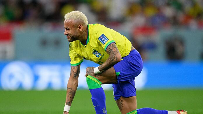 Erneut war eine WM nicht sein Turnier: Brasilien-Star Neymar. Erneut war eine WM nicht sein Turnier: Brasilien-Star Neymar.