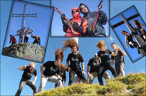 Die Gifpelmosher erklimmen hohe Berge um sie zu bemoshen, denn: &bdquo;Richtig gute Metalmusik ist gigantisch und mystisch &ndash; so wie auch die Berge sind.&ldquo; Die kuriosen Fotos von den Gipfelmoshern.