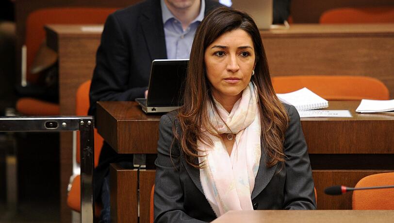 Begleitete ihren Mann zum Prozess nach München: Ecclestones Frau Fabiana Flosi. Begleitete ihren Mann zum Prozess nach München: Ecclestones Frau Fabiana Flosi.