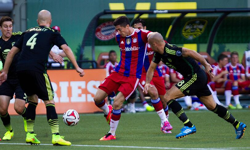Bilder vom Testspiel gegen die MLS-Auswahl in Portland.