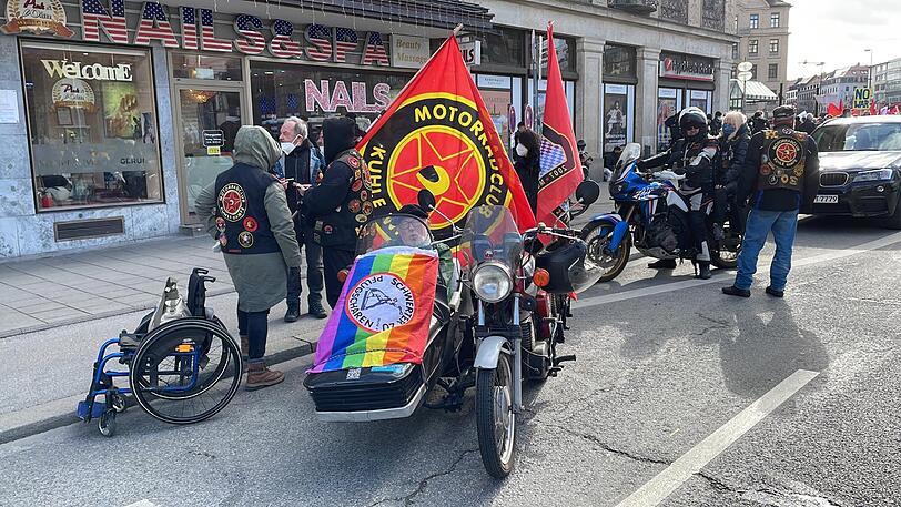 Die Biker vom Club "Kuhle Wampe".