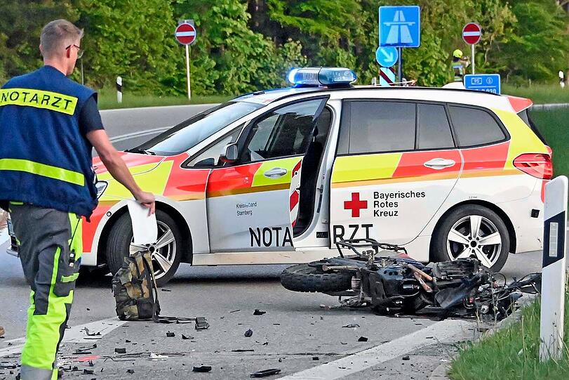 Die Staatsstraße 2071 war für drei Stunden nur auf einem Fahrstreifen befahrbar.