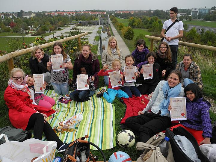 Die Schatzsuche und die anschließenden Spiele waren ein voller Erfolg.