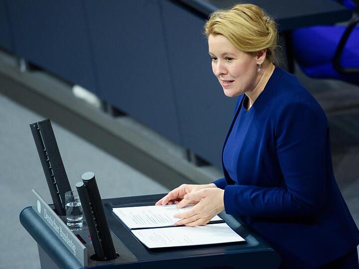 Familienministerin Franziska Giffey (SPD).