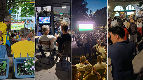Abertausende Fans haben das Deutschland-Spiel gegen die Elfenbeink&uuml;ste beim Public Viewing in M&uuml;nchen verfolgt.