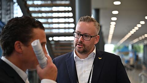 Der Weidel-Vertraute und AfD-Netzwerker Sebastian M&uuml;nzenmaier erwartet eine lange Erfolgsstr&auml;hne f&uuml;r seine Partei. (Archivfoto)