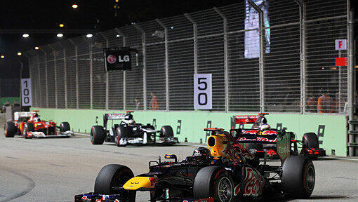 "Ja, wir haben es geschafft!" - Sebastian Vettel holte den Großen Preis von Singapur. "Ja, wir haben es geschafft!" - Sebastian Vettel holte den Großen Preis von Singapur.