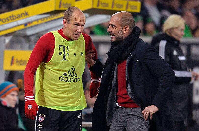 Kann Pep Guardiola schon am Samstag gegen den 1. FC Köln Arjen Robben wieder aufs Feld schicken?