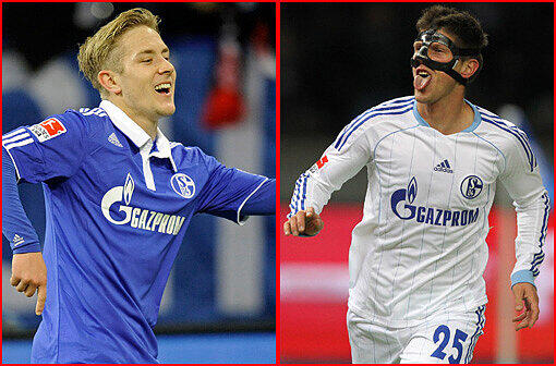 "Normalerweise sagt man ja, die Holländer haben einen Riecher für Käse &ndash; er hat einen für Tore. Er ist ein Phänomen." (Lewis Holtby (links)nach dem 4:0 von Schalke 04 gegen Nürnberg über Torjäger Klaas-Jan Huntelaar)
