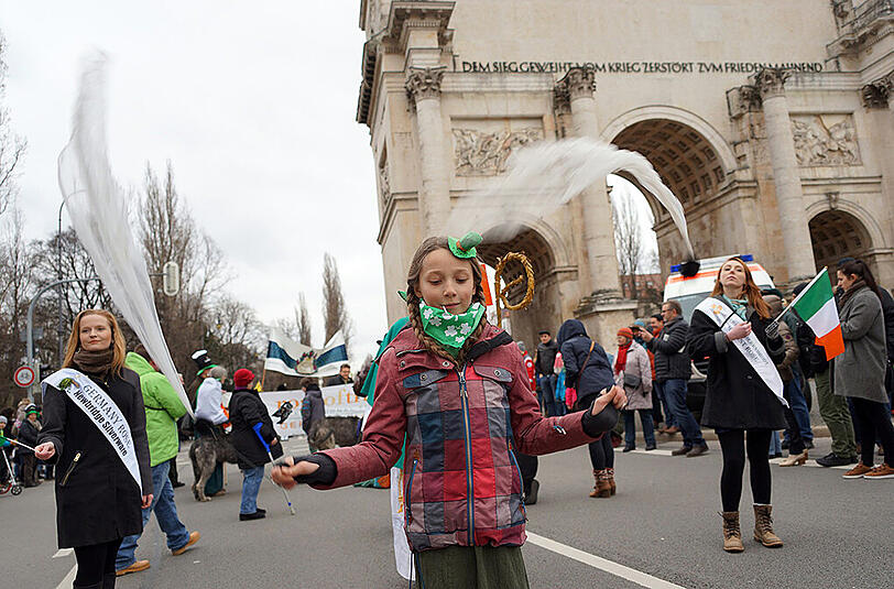 St. Patrick's Day Parade 2016 in München. Die besten Bilder.