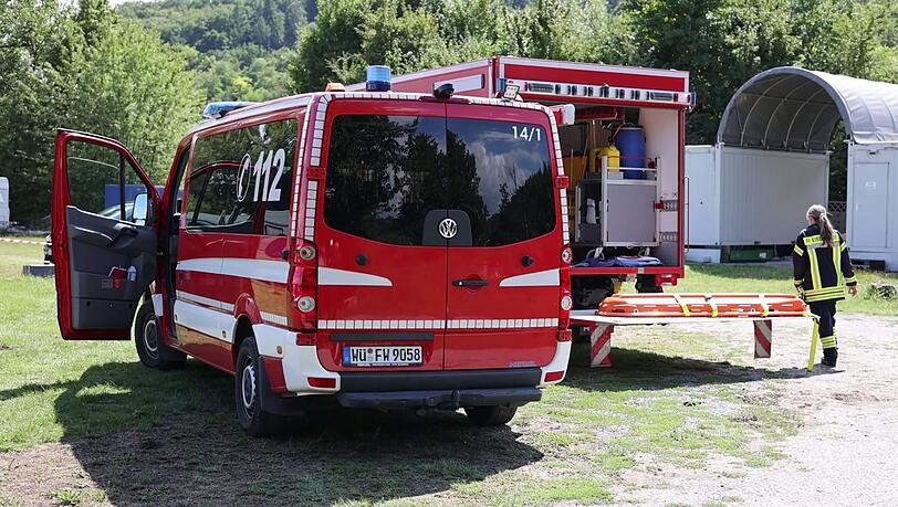 Die Feuerwehr war bei der Bergung im Einsatz.