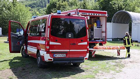 Die Feuerwehr war bei der Bergung im Einsatz.