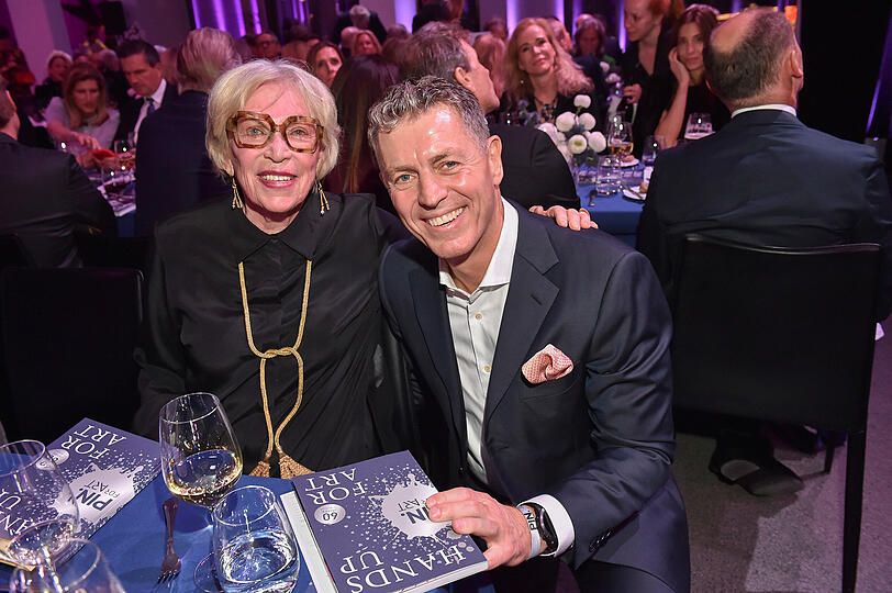 Kunsthändlerin Ingvild Goetz und Auktionator Robert Ketterer. Kunsthändlerin Ingvild Goetz und Auktionator Robert Ketterer.