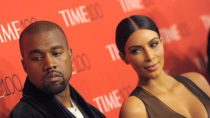 Hat Kim Kardashian den neuen Albumtitel inspiriert? Kanye West und Gattin bei der "Time-100-Gala"