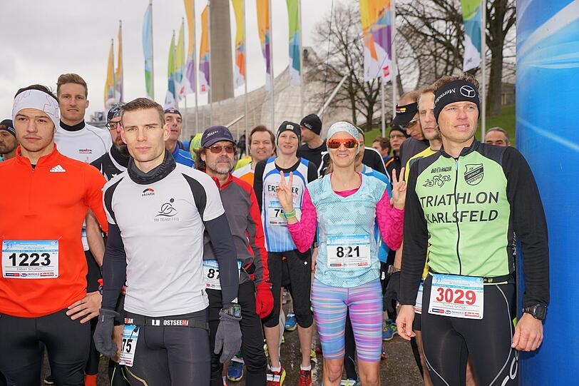 Ambitionierte Profis und Freizeitsportler absolvierten am Samstag  zum Abschluss der Winterlaufserie 20 km im Olympiapark. Hier sehen Sie alle Bilder.