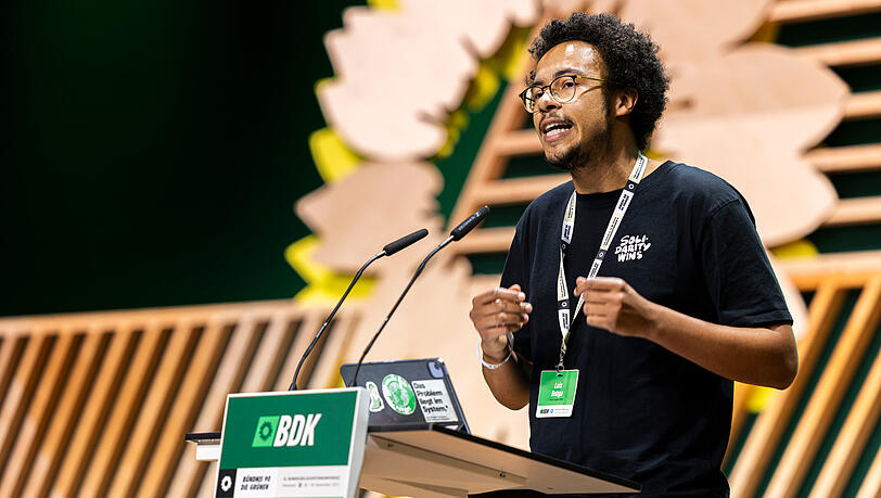 Auch parteiintern in der Kritik: Luis Bobga, Bundessprecher der Gr&uuml;nen Jugend.