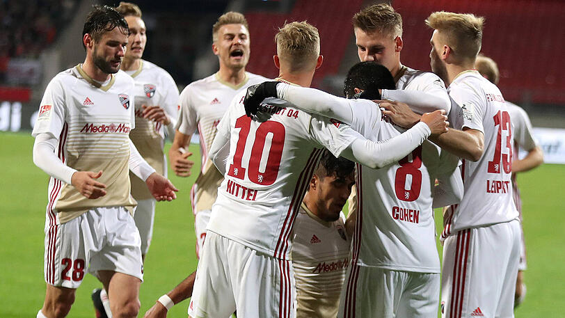 Die Ingolstädter wollen auch im Spiel gegen Fortuna Düsseldorf jubeln.