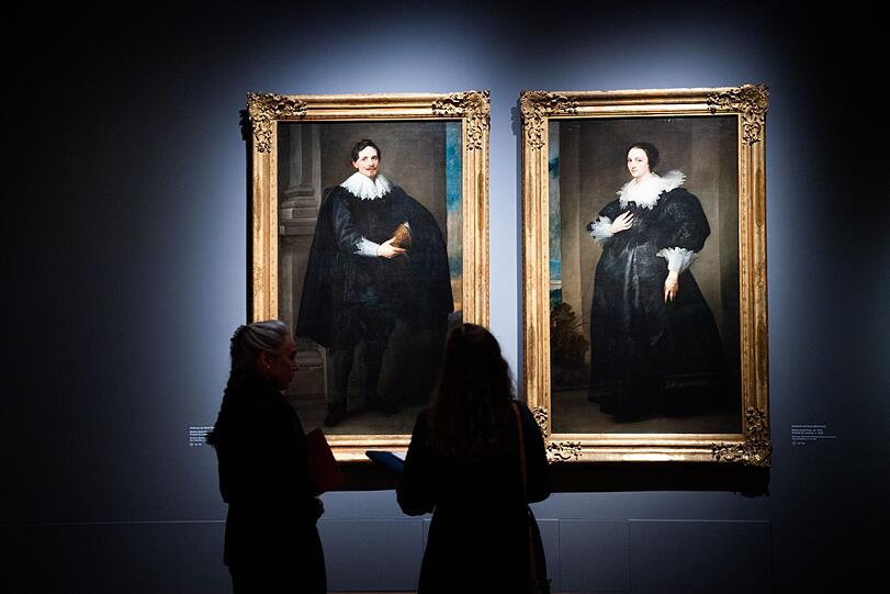Anthonis van Dyck in der Alten Pinakothek.