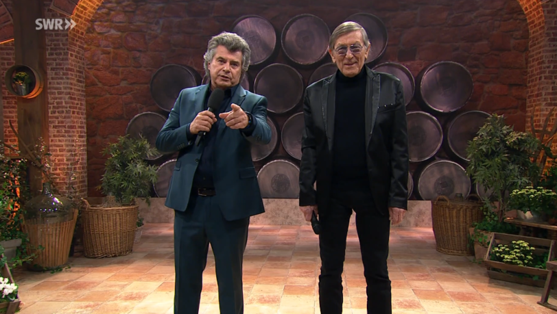 Andy Borg trat beim "Schlager-Spaß" gemeinsam mit seinem Freund Jonny Hill auf.