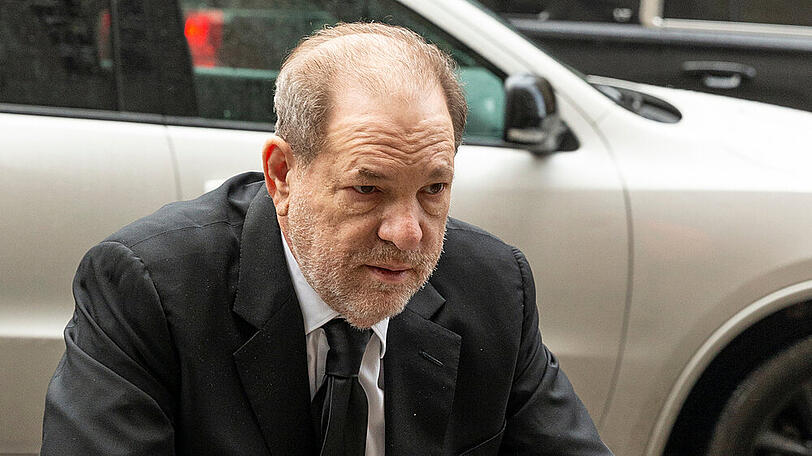 Harvey Weinstein bei seinem Prozess in New York
