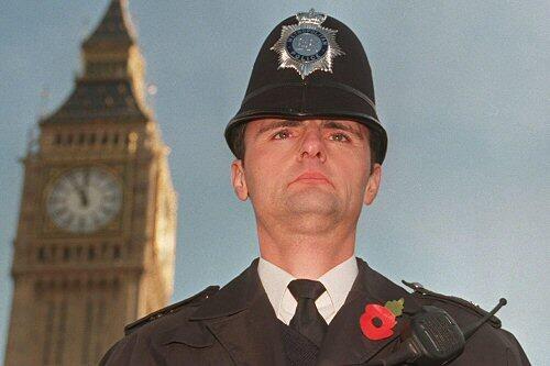 Britischer Polizist