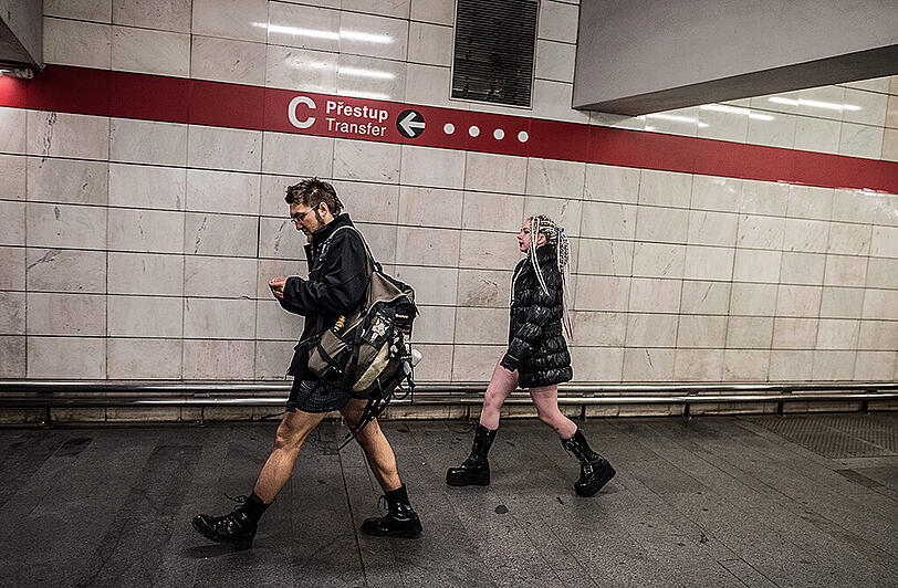 Die Bilder vom No Pants Subway Ride 2016.