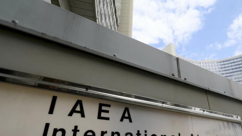 Ein Schild der "IAEA International Atomic Energy Agency" am Eingang zur Internationalen Atomenergiebehörde in Wien. Ein Schild der "IAEA International Atomic Energy Agency" am Eingang zur Internationalen Atomenergiebehörde in Wien.