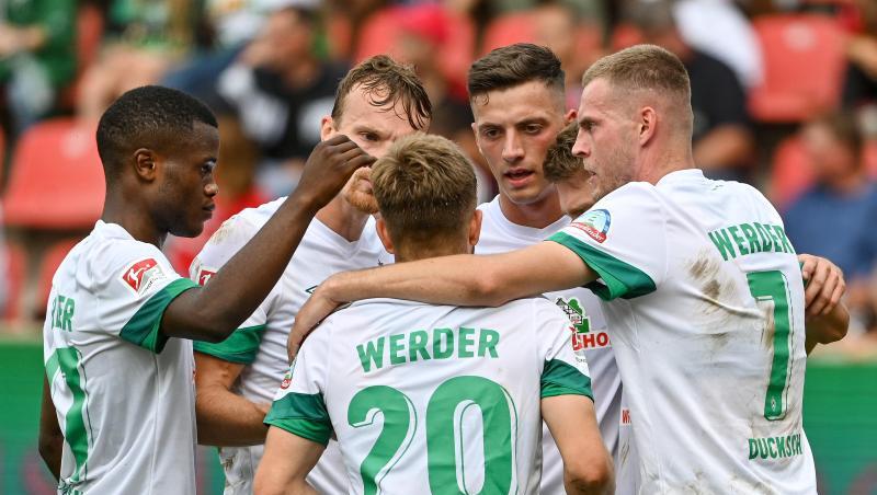 Absteiger Werder Bremen setzte sich souverän in Ingolstadt durch.
