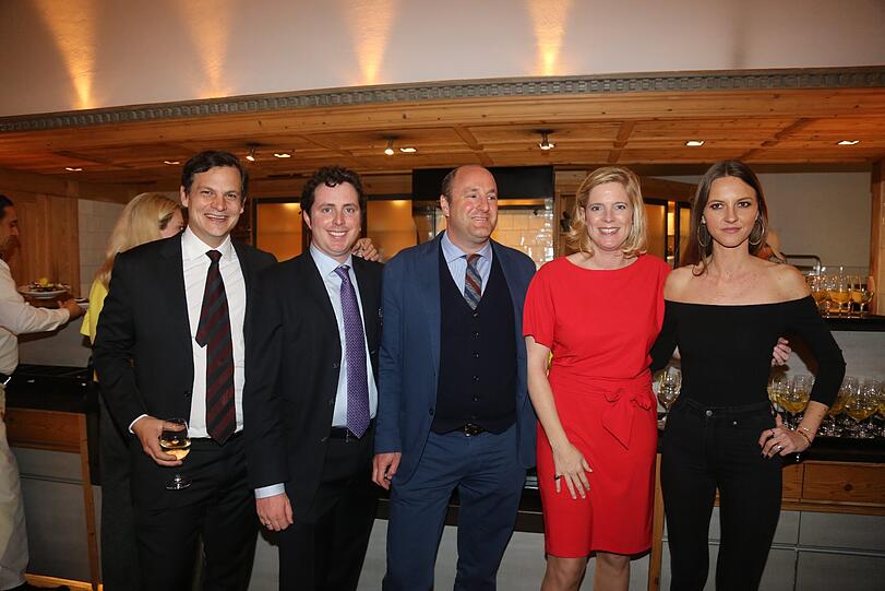 Alexander Tewaag, Anton von Faber-Castell, Sebastian Kuffler, Daisy Rosmeyer und Valentina Henkel