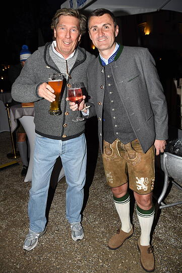 Ex-Stadionsprecher Stefan Schneider und Löwen-Trainer Michael Köllner